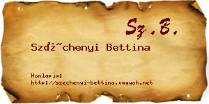 Széchenyi Bettina névjegykártya